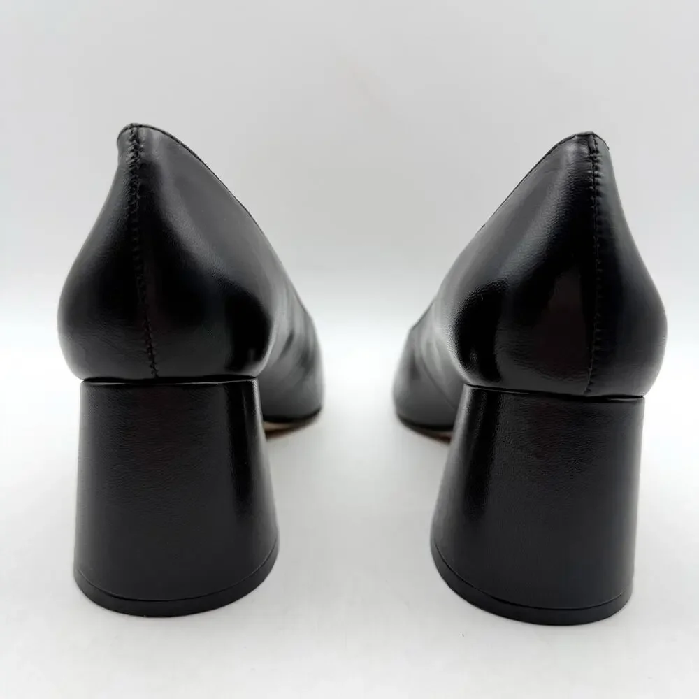 Naturalizer Womens Licia Pumps Size 6 M EU 36 Black Leather Heels NWOB